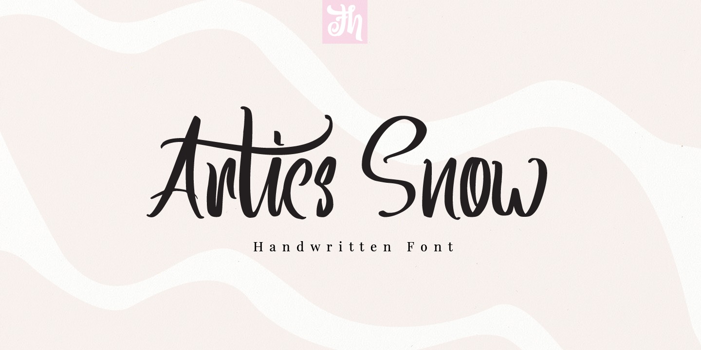 Artics Snow Font preview